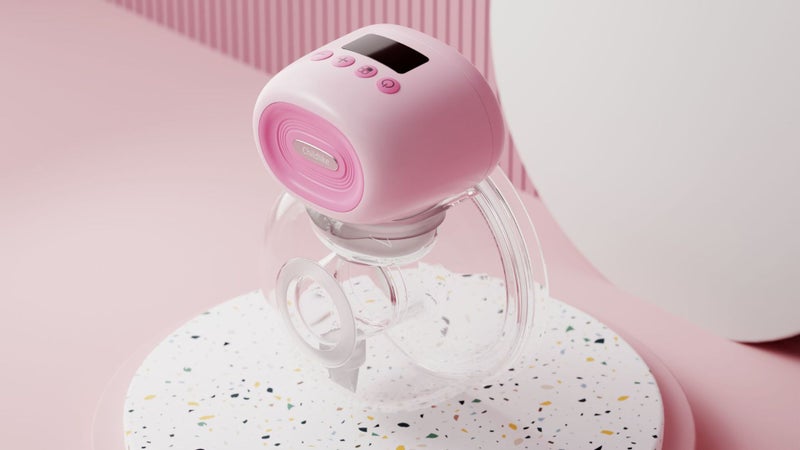 مضخة ثدي كهربائية جديدة صامتة تلقائية قابلة للارتداء مضخة ثدي بسعة كبيرة جامع ثدي متكامل - Image 4